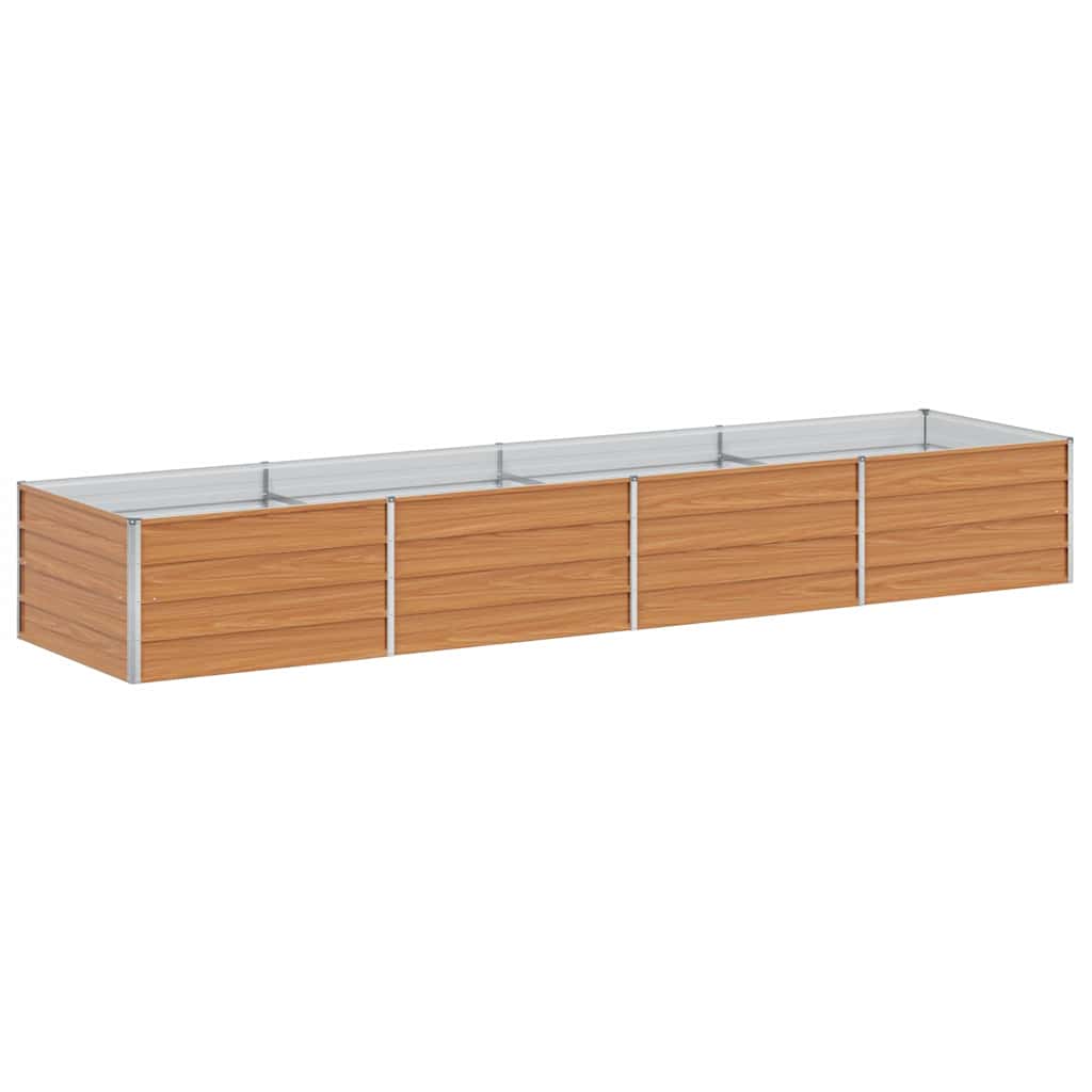 Vidaxl verhoogde plantenbak licht bruin 320 x 80 x 45 cm