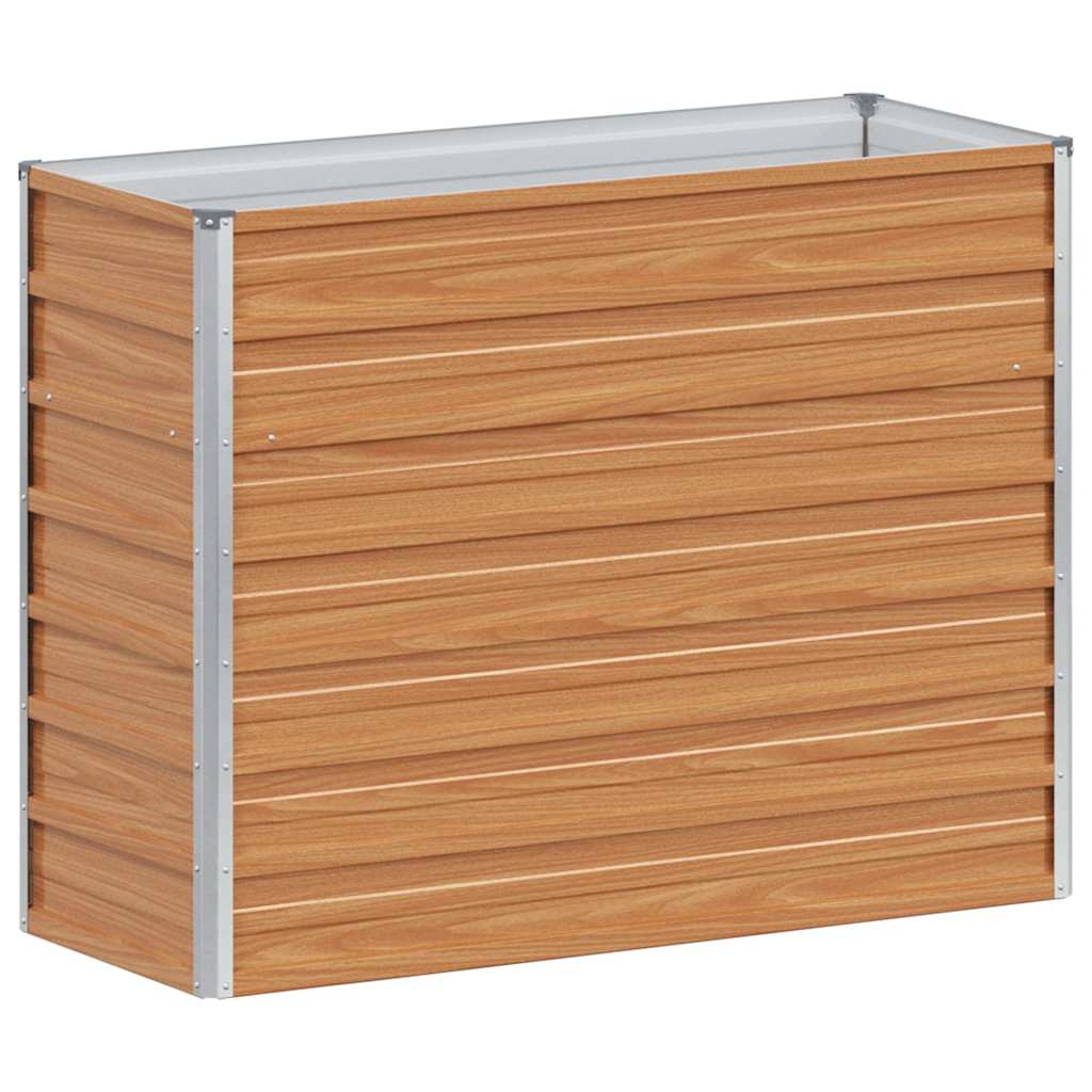 Vidaxl verhoogde plantenbak licht bruin 100 x 40 x 77 cm