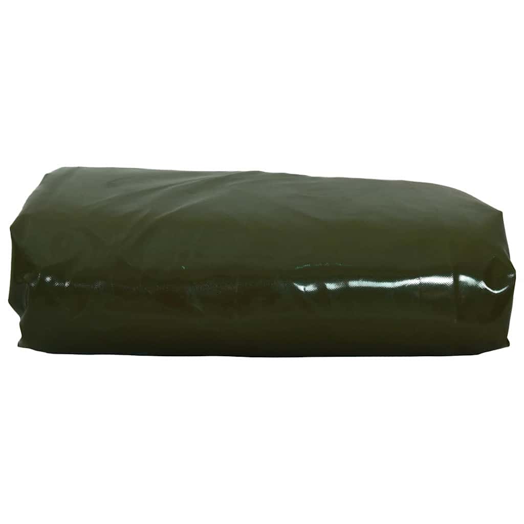 Vidaxl zeil 650g m² olijf groen 4 x 8 m canvas met pvc-coating