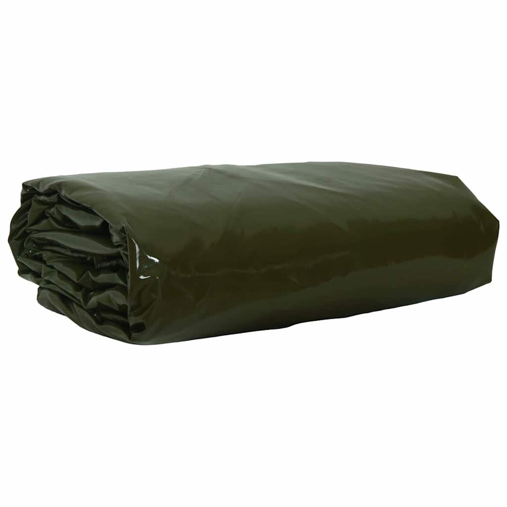 Vidaxl zeil 650g m² olijf groen 1,5 x 2,5 m canvas met pvc-coating