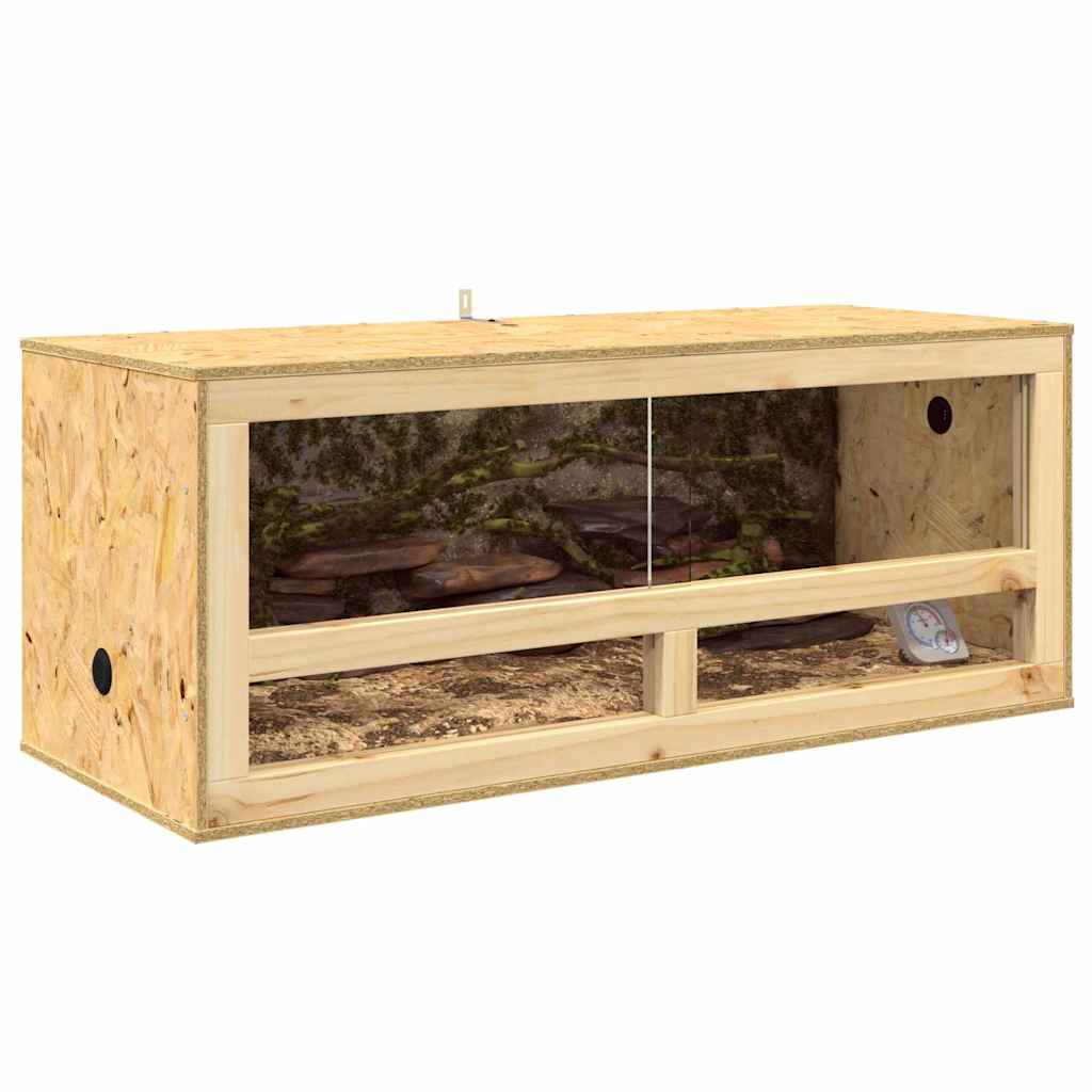 Vidaxl terrarium bruin 100 x 40 x 40 cm osb
