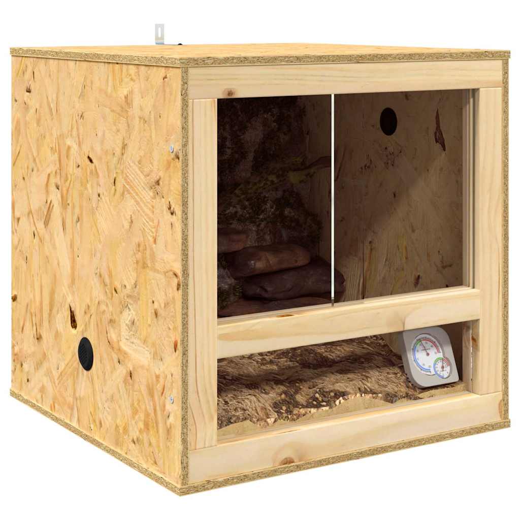 Vidaxl terrarium bruin 50 x 50 x 50 cm osb