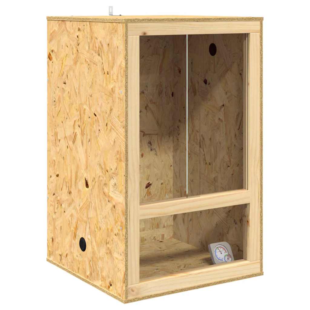 Vidaxl terrarium bruin 50 x 50 x 80 cm osb