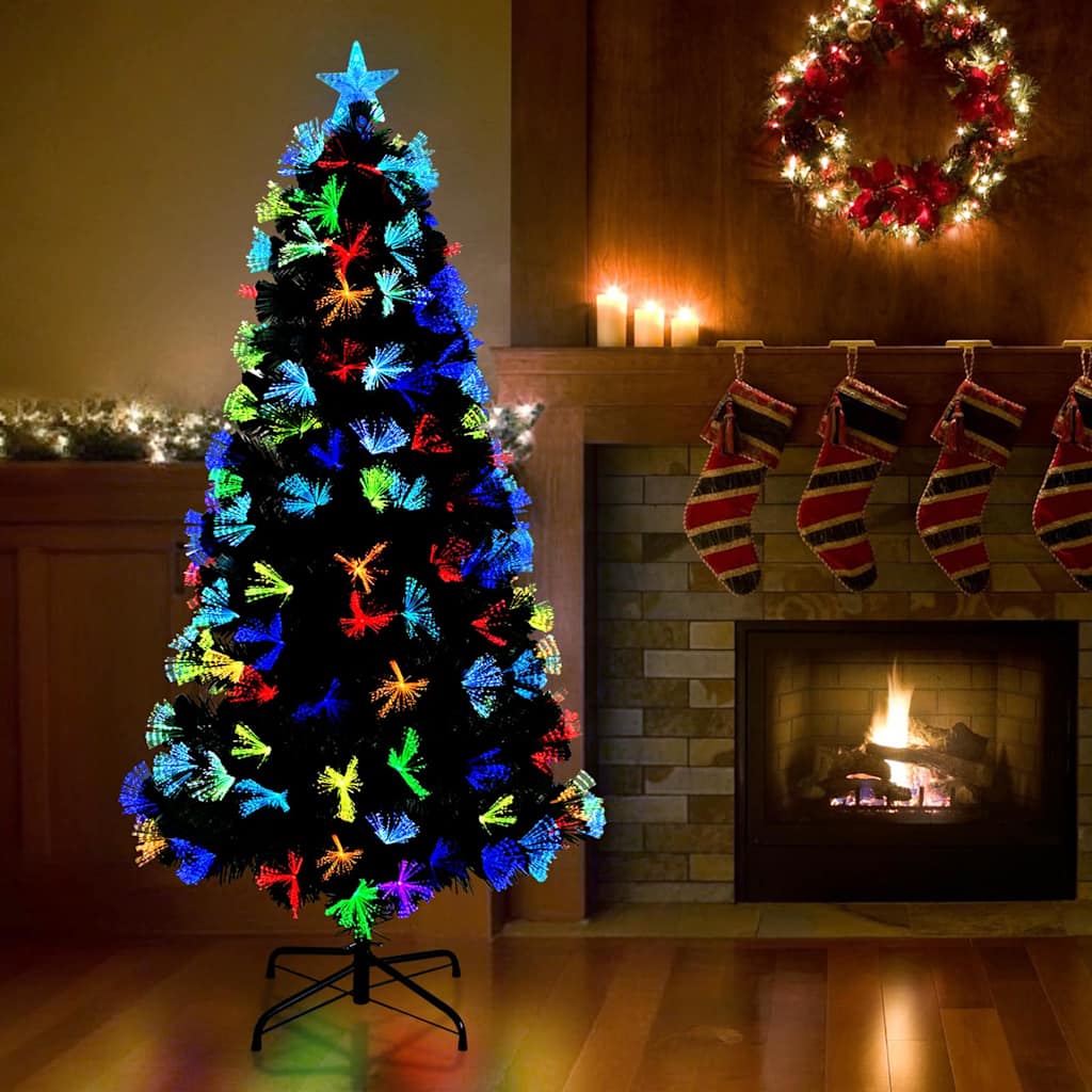 Vidaxl kunstkerstboom met 160 led met standaard groen 150 cm pvc