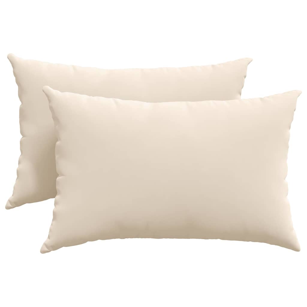 Vidaxl sofa kussens 2 stuks beige 60 x 40 cm stof