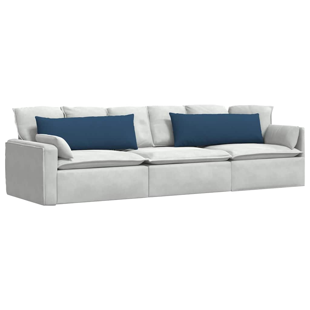 Vidaxl sofa kussens 2 pcs blauw 120 x 40 cm stof