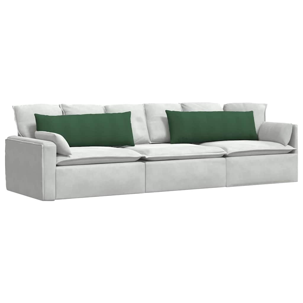 Vidaxl sofa kussens 2 stuks donkergroen 120 x 40 cm cordstof