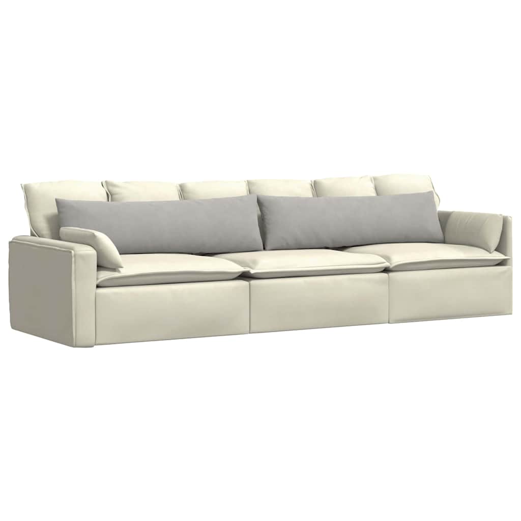 Vidaxl sofa kussens 2 stuks lichtgrijs 145 x 40 cm stof