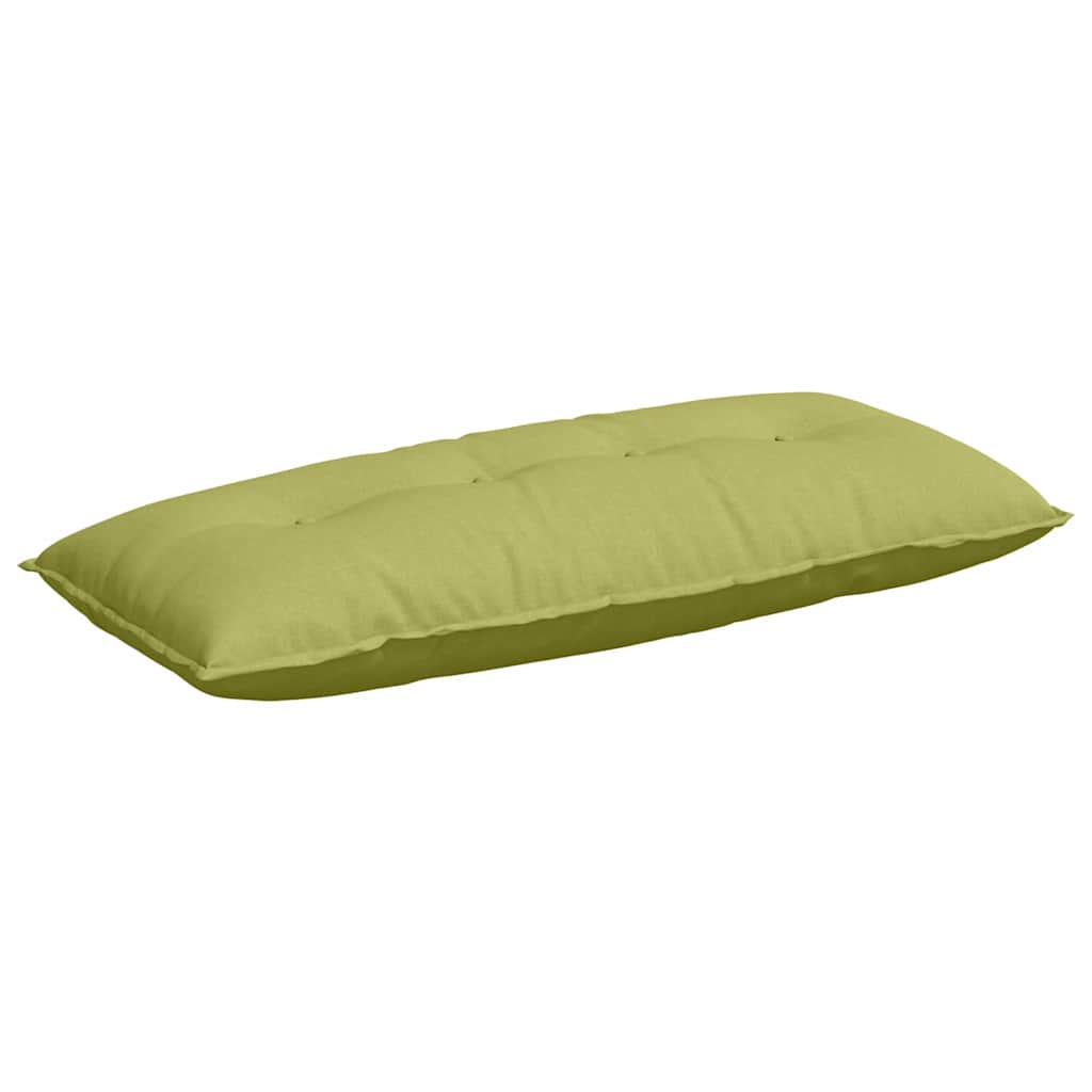 Vidaxl rugkussen lichtgroen 120 x 19 x 50 cm stof