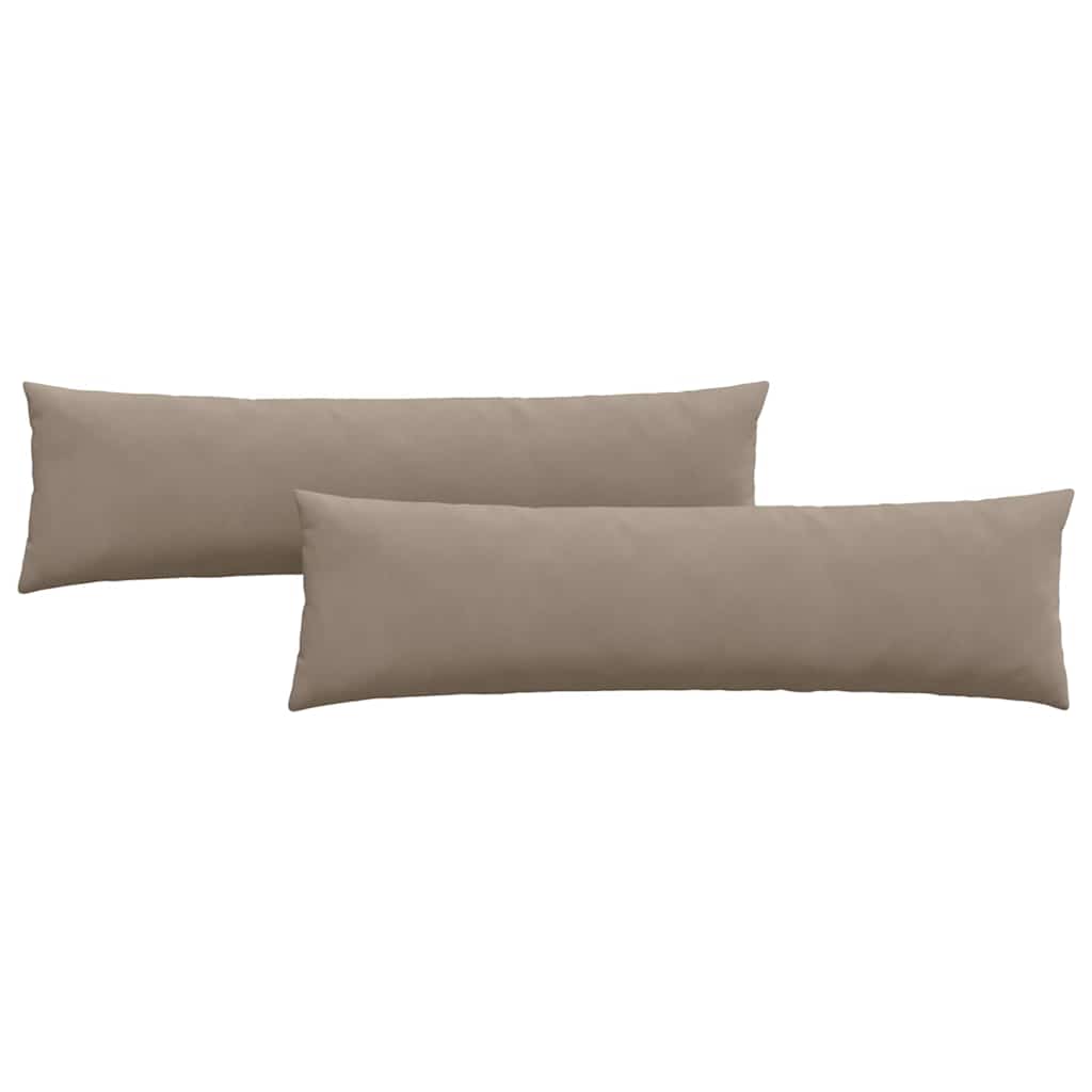 Vidaxl sofa kussens 2 stuks taupe 145 x 40 cm stof