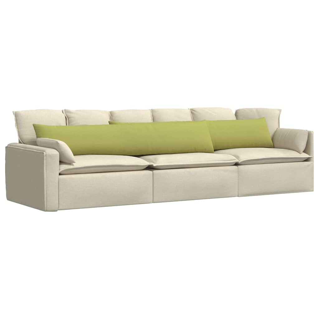 Vidaxl sofa kussens 2 pcs lichtgroen 200 x 40 cm stof