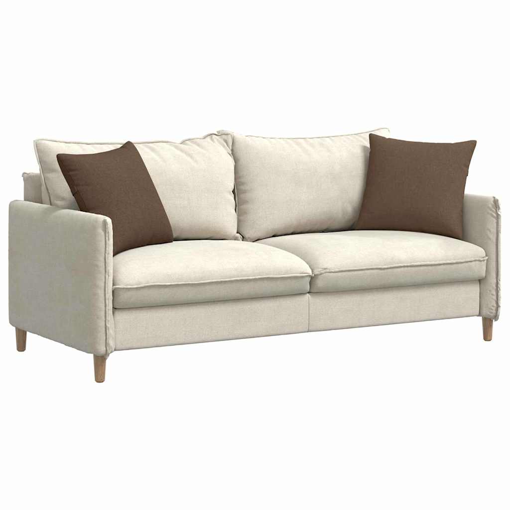 Vidaxl sofa kussens 2 pcs bruin 45 x 45 cm stof