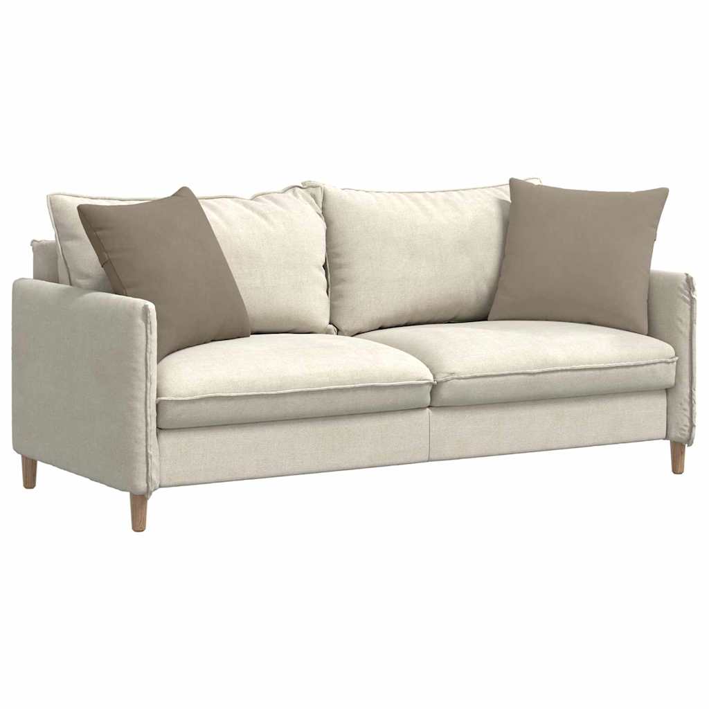 Vidaxl sofa kussens 2 stuks taupe 50 x 50 cm stof