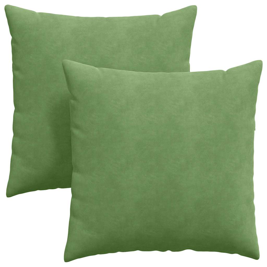 Vidaxl sofa kussens 2 stuks lichtgroen 60 x 60 cm cordstof