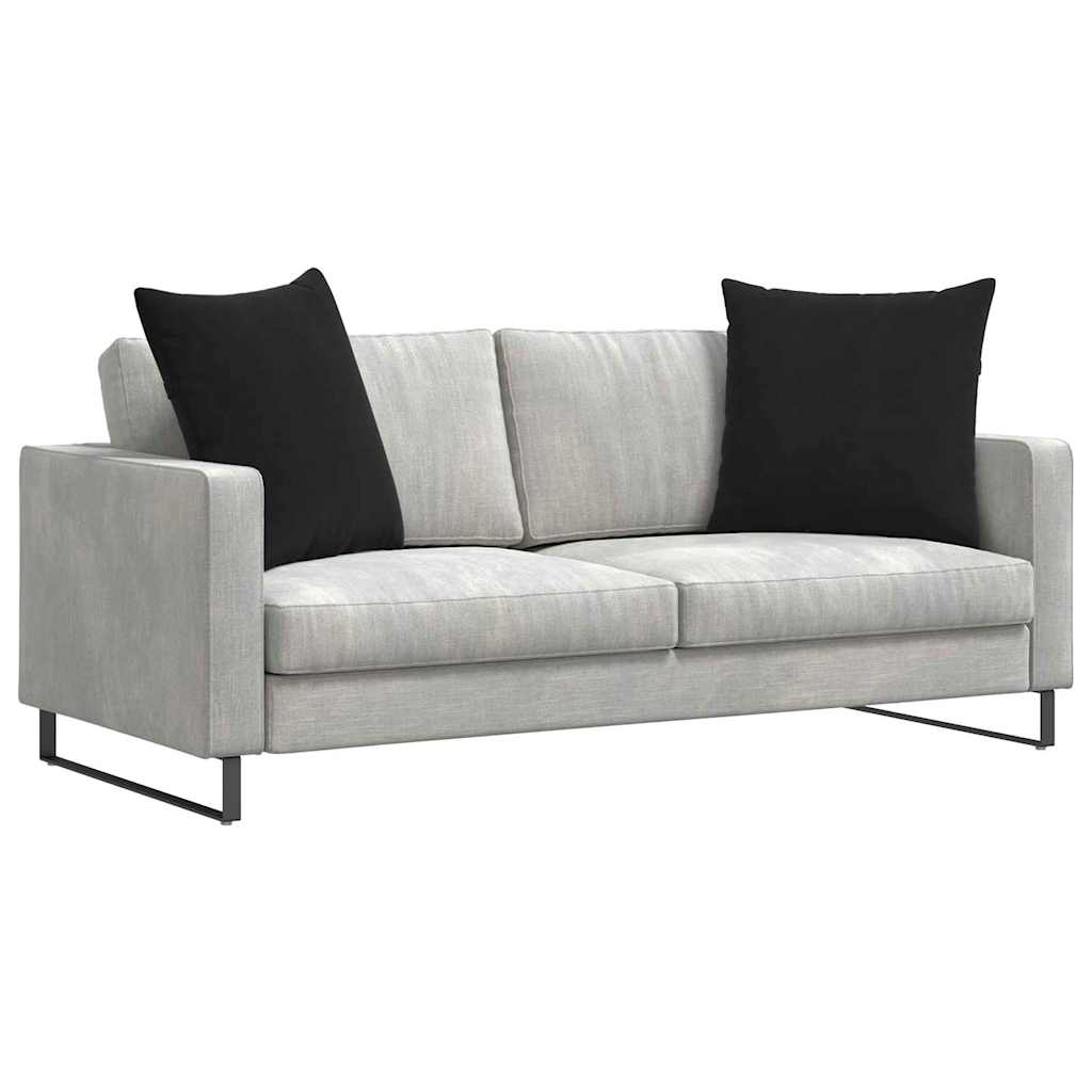 Vidaxl sofa kussens 2 stuks zwart 60 x 60 cm cordstof