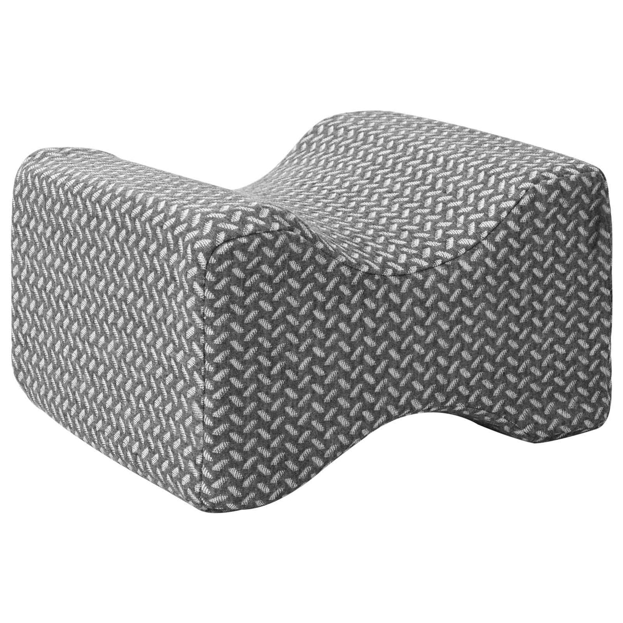 Vidaxl kniekussen éénkleurig grijs 26 x 21,5 x 15 cm polyester