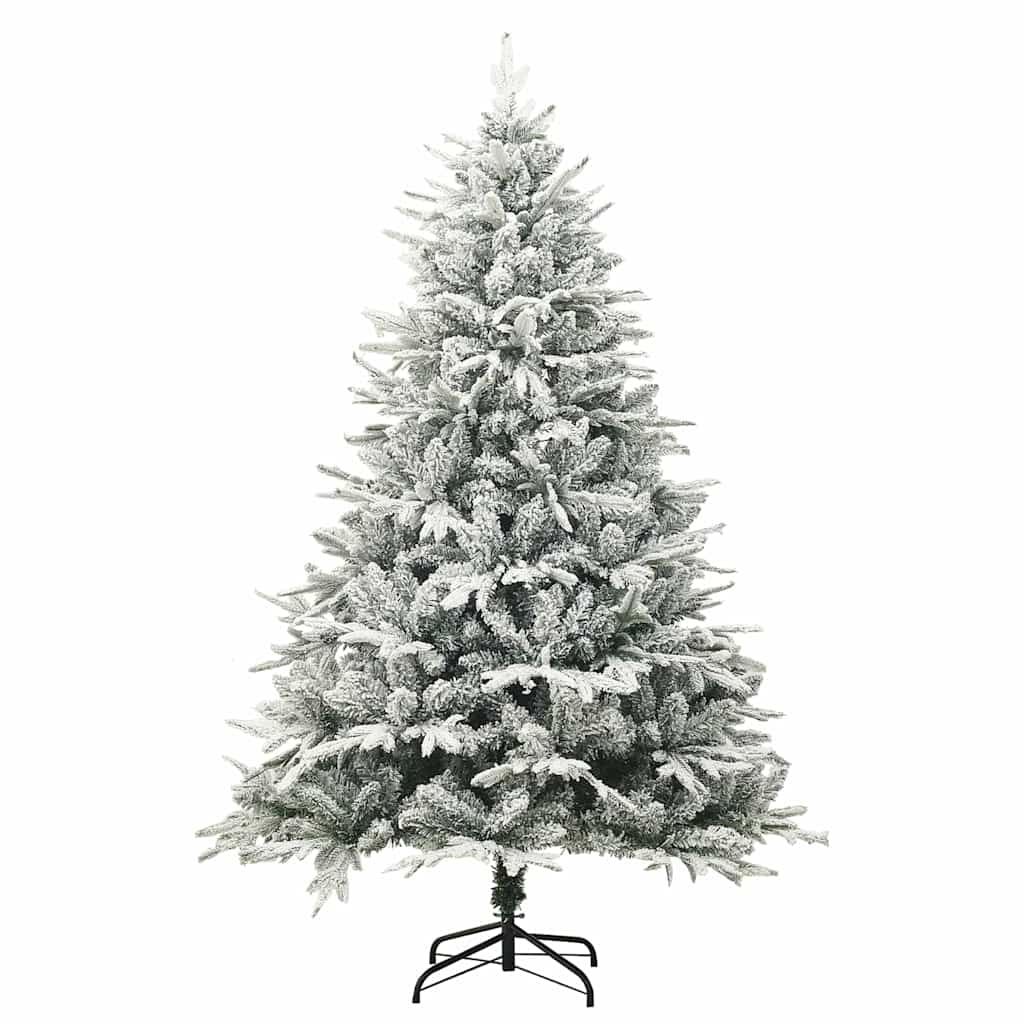 Vidaxl artificial pre-lit kerstboom met ballenset groen 180 cm