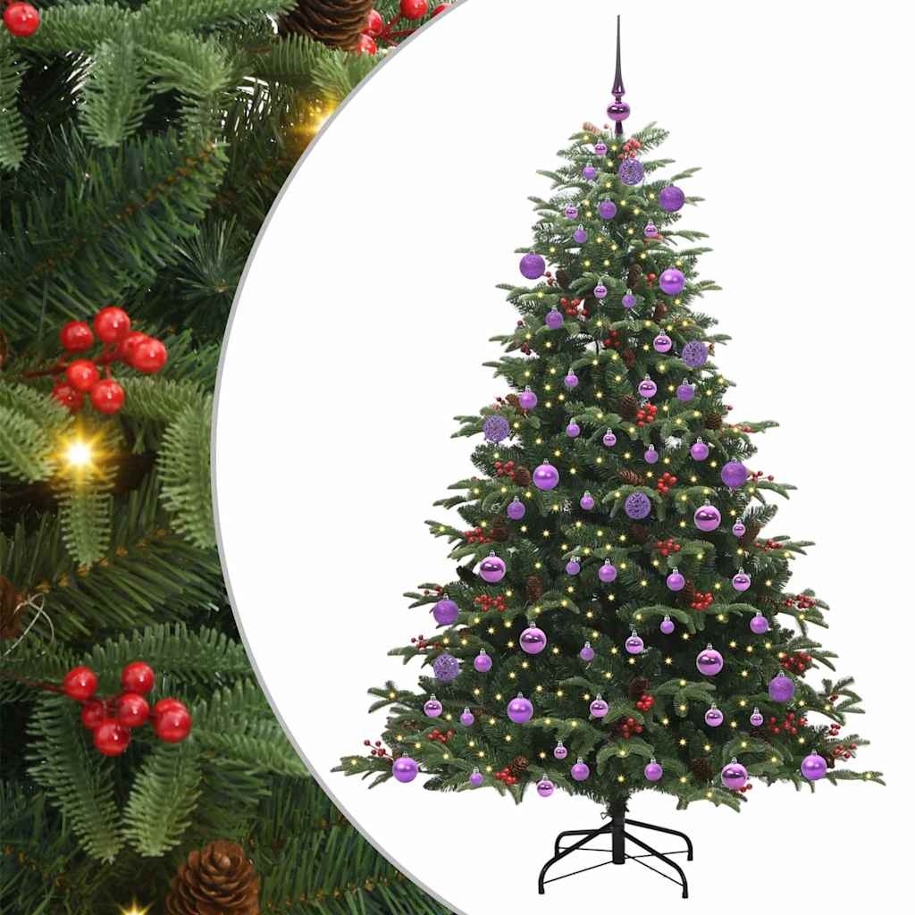 Vidaxl kunstkerstboom groen 180 cm pvc en metaal en plastic