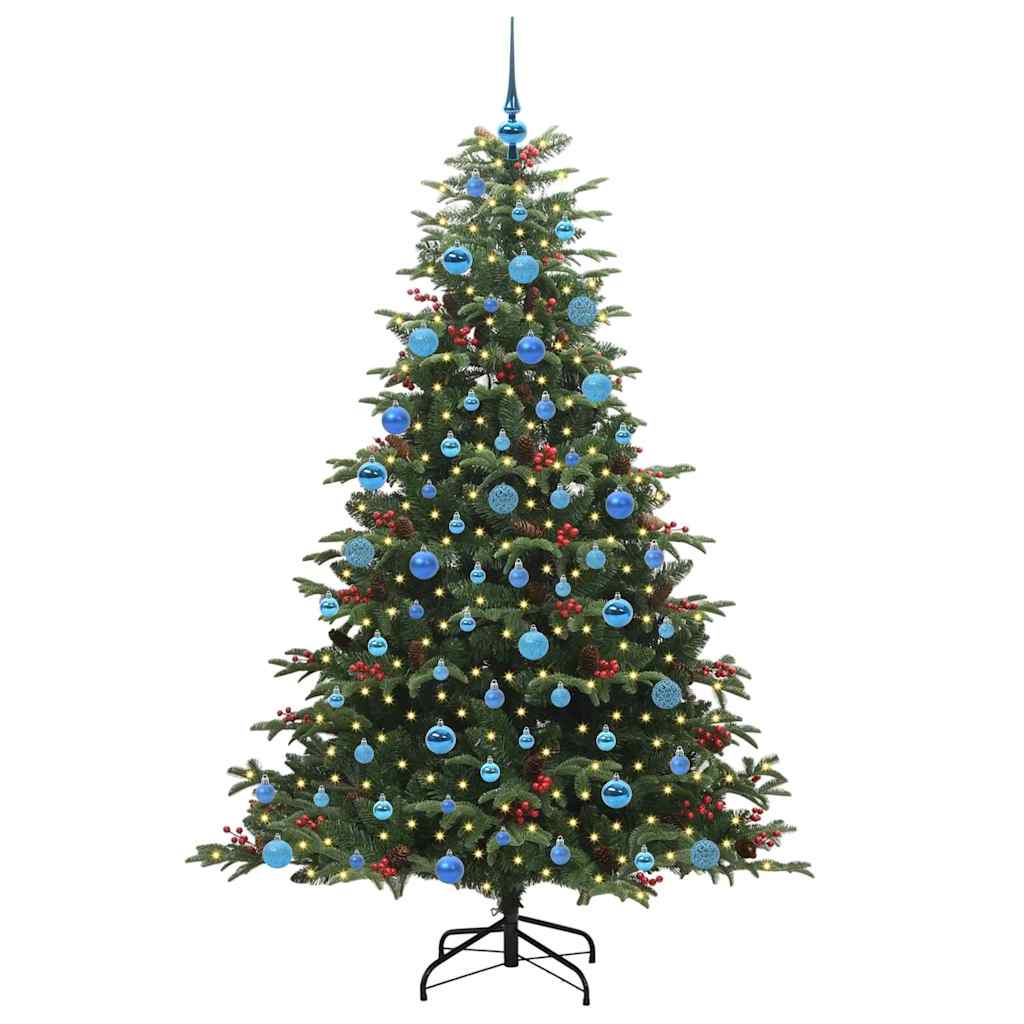 Vidaxl kunstkerstboom groen 180 cm pvc en metaal en plastic