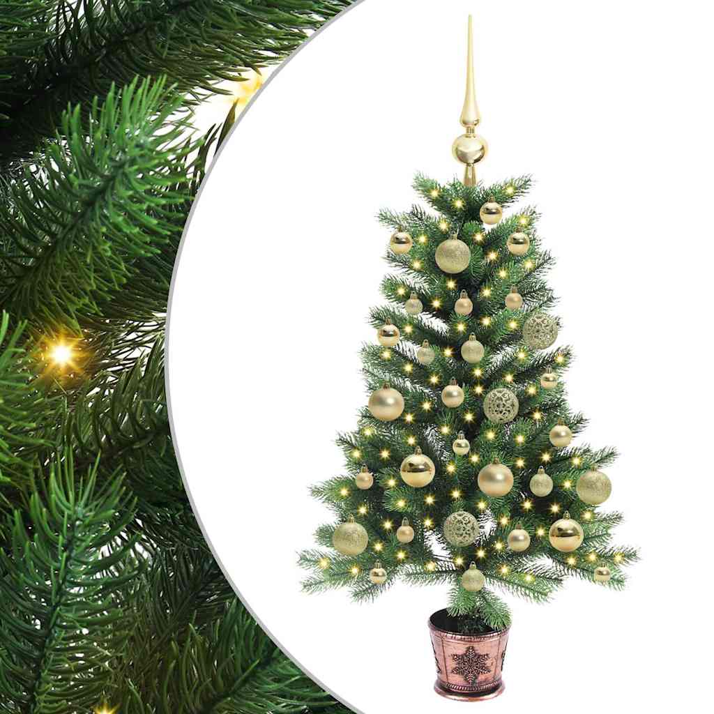Vidaxl kerstboom met 150 led met standaard groen 90 cm pe