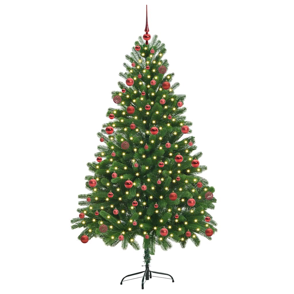 Vidaxl kerstboom met 300 led met standaard groen 180 cm pe