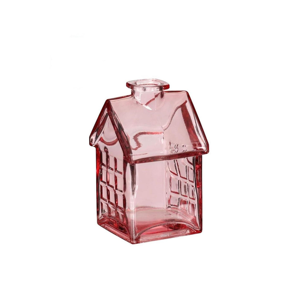 Ideen 4 Jahreszeiten Glashaus 7x7,5xh12cm hellrosa