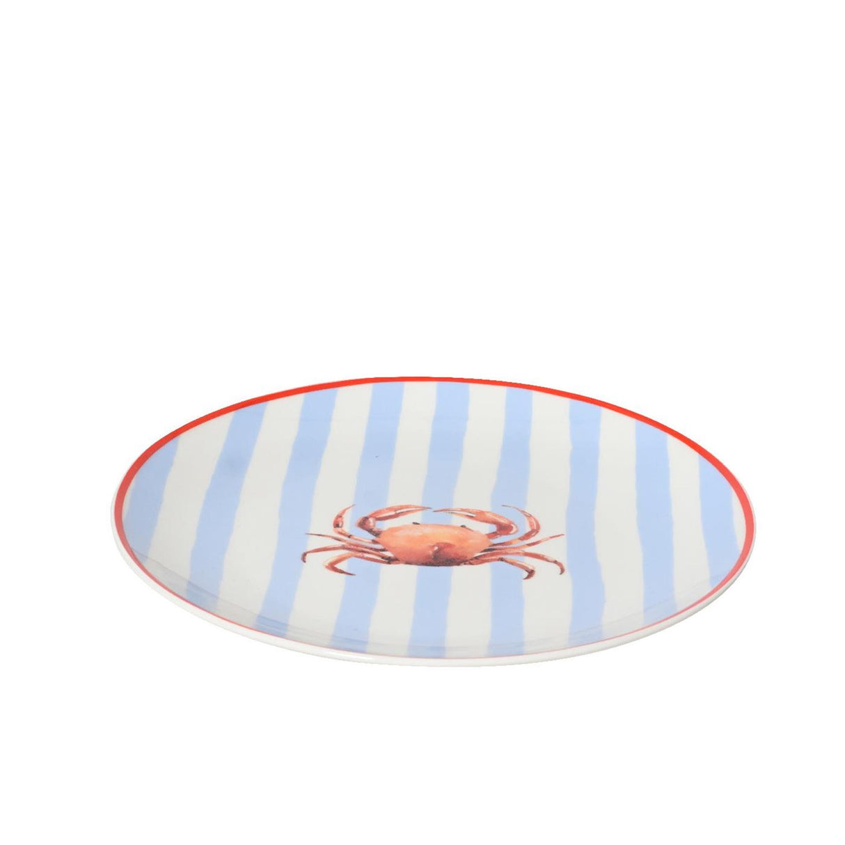 Decoris Frühstücksteller Krabbenporzellan ø19,4xh2cm