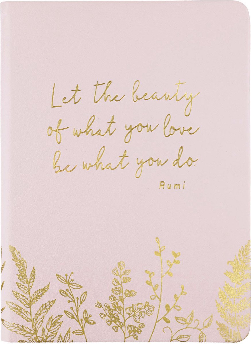 Eccolo notitieboek - essential blush rumi - lijn - ca.13x18cm - ec-d316w