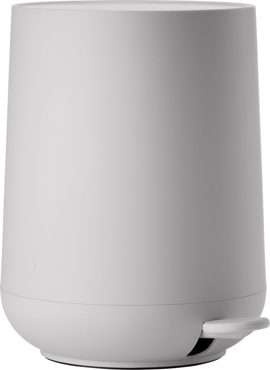 Zone Denmark Nova Treteimer – Abfalleimer Badezimmer Soft Close – Kleiner Abfalleimer – Toiletten-Badezimmer-Zubehör – Kunststoff – 3 Liter – 23,5 x 20,5 cm – Guliter Grau (Grau)
