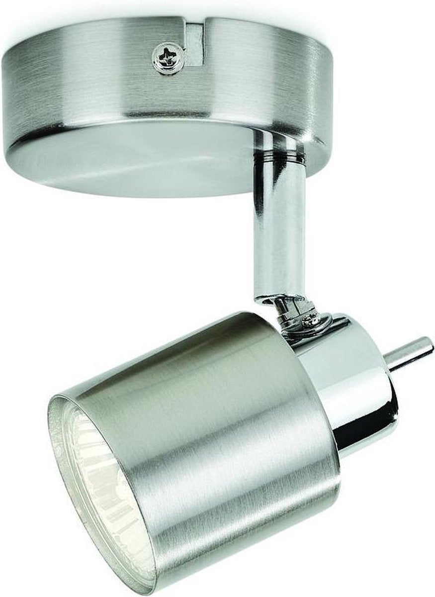 Philips led philips meranti opbouwspot - 1-lichts - nikkel