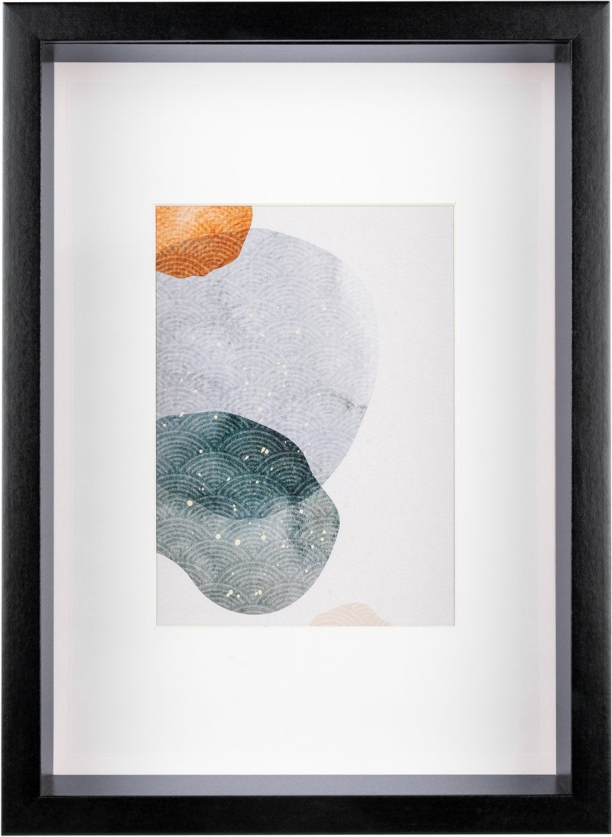Walther-Form – 3D-FSC-Holzrahmen – Fotogröße 21 x 29,7 cm – Kunstglas – Schwarz