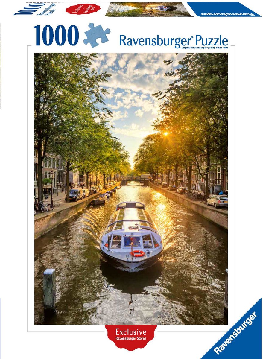 Ravensburger Puzzle Amsterdam Kreuzfahrt 1000 Teile