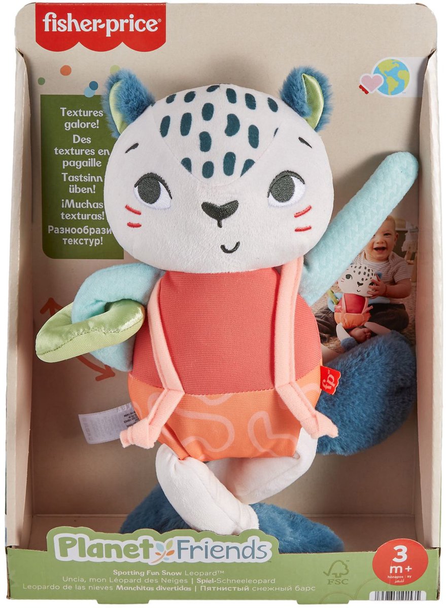 Fisher Price Spoting Fun Snow Leopard