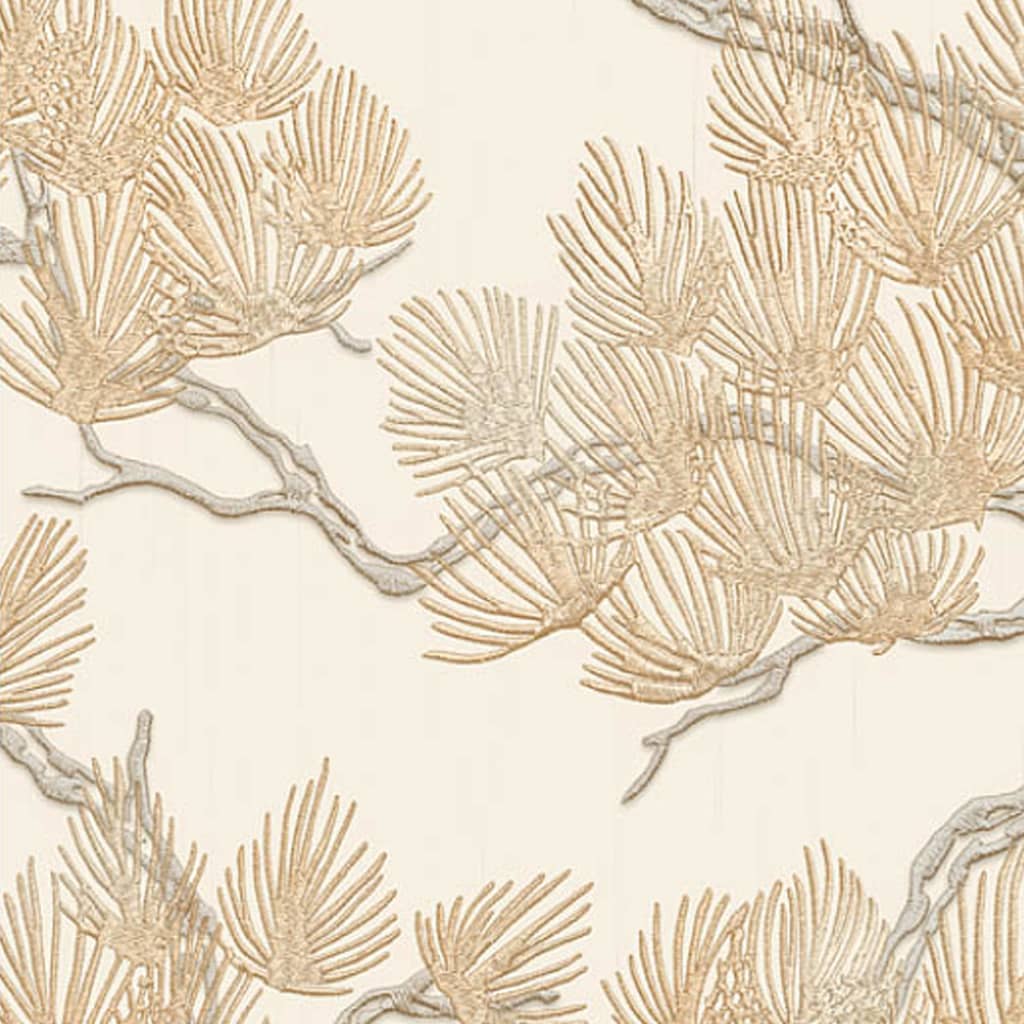 DUTCH WALLCOVERINGS DUTCH WALLCOVERINGS Tapete Kiefer cremefarben