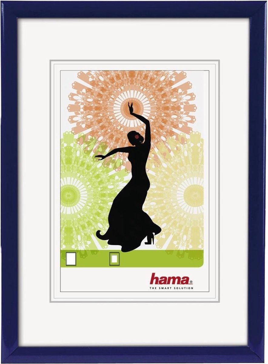 Hama Fotorahmen – Madrid – 21 x 21,7 cm – Blau