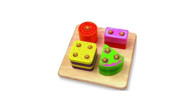 Pintoy Holzzähl- und Formenpuzzle
