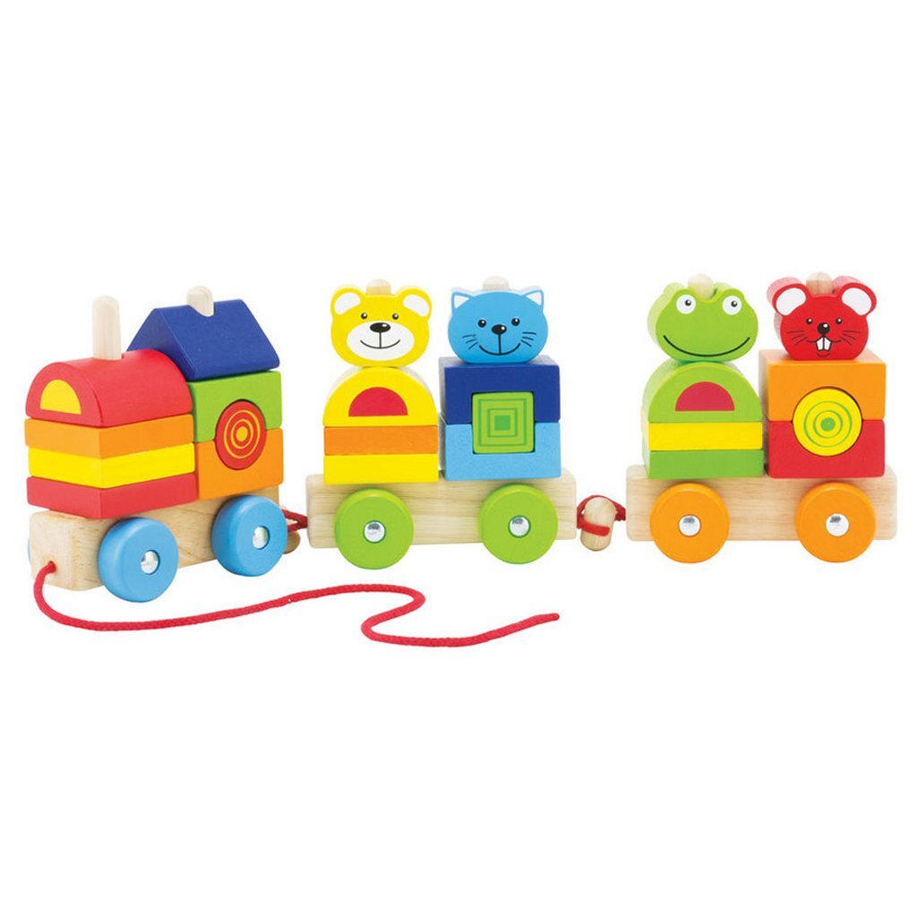 Pintoy 4 Friends Holzklötze-Zug