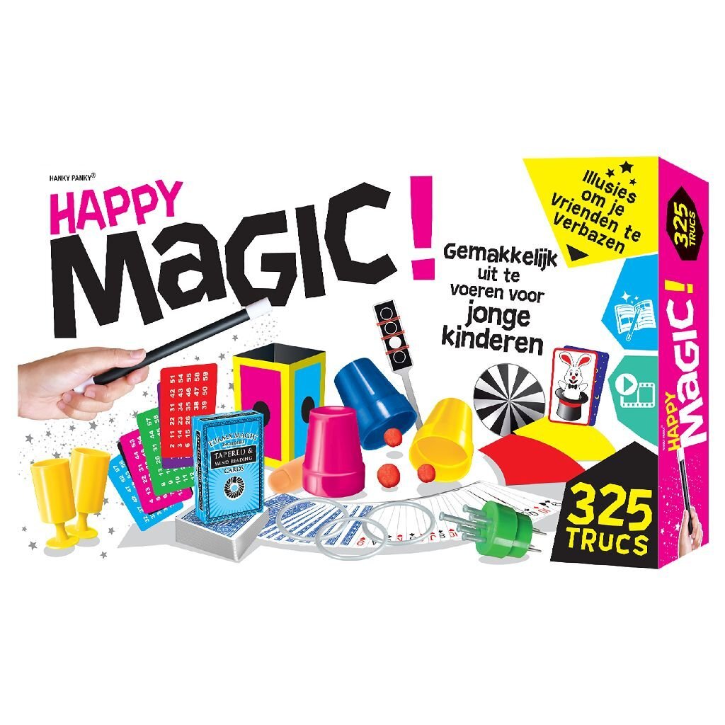 Hanky Panky Toys Happy Magic Set mit 325 Tricks