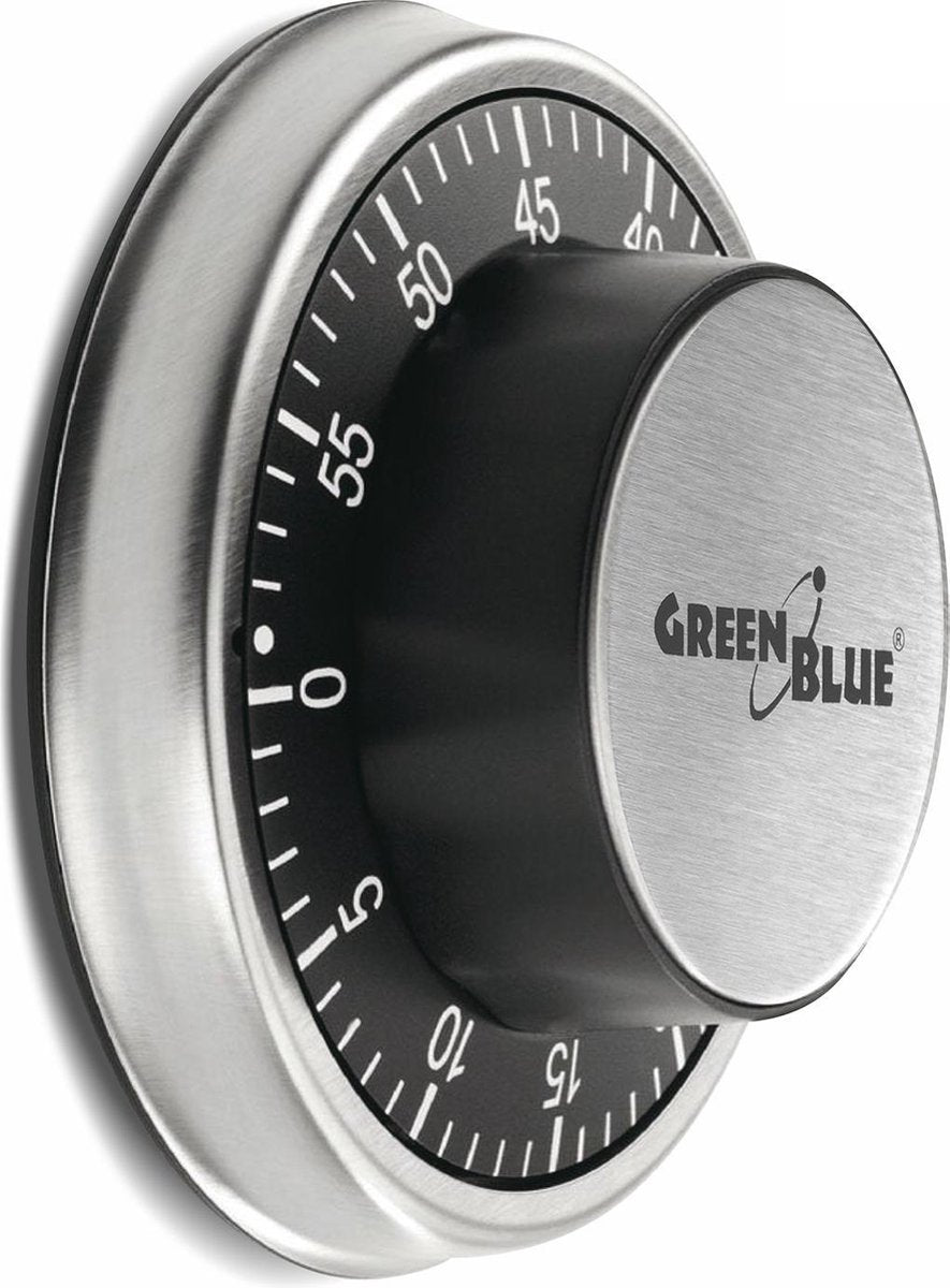 Greenblue GB152 – mechanischer Küchentimer – einstellbar von 1 bis 59 Minuten
