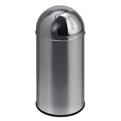 Push Can Mülleimer 40l matt verchromt