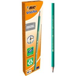 Kreativunternehmen https: www.cchobby.nl bic-evolution-pencils-l-17-5-cm-hb-thickness-7-mm-filling-2-mm-12-piece-1-box