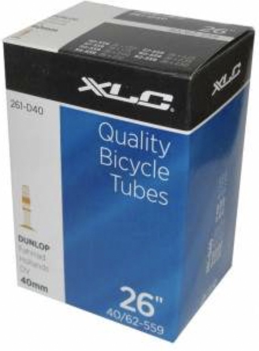 XLC VT-D26 Schlauch – Schlauch 26 Zoll – 40 62-559 – Dunlop-Ventil – geeignet für Mountainbikes (MTB)