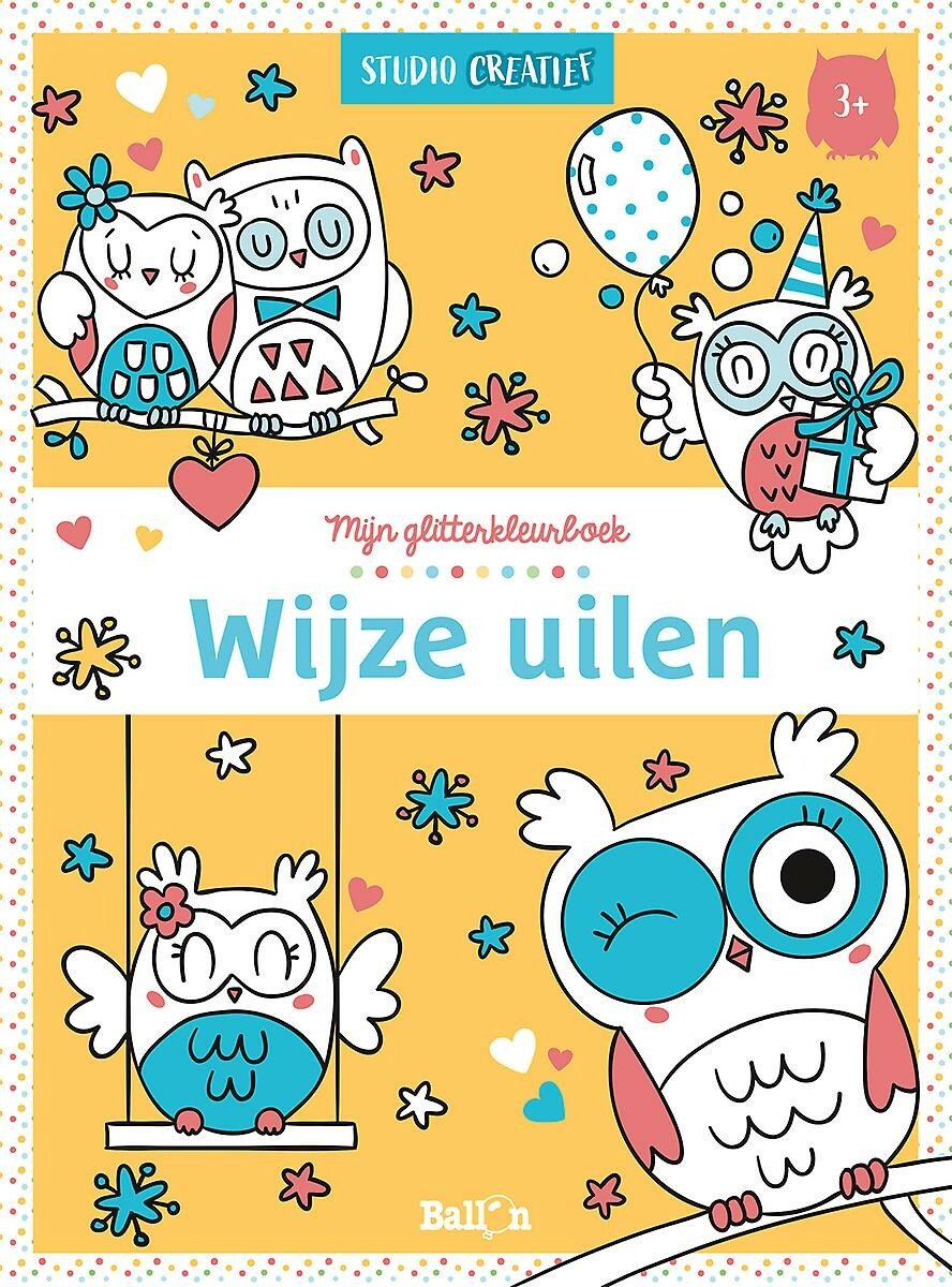 Mein Glitzer -Farbbuch Wise Owl