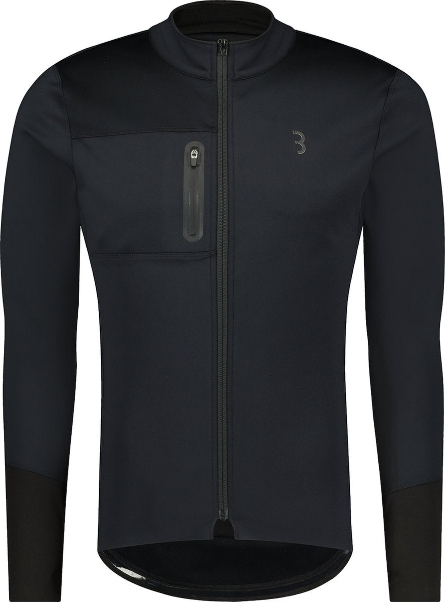 Bbb cycling coldguard fietsjack - winterjas - winddicht en waterafstotend - racefiets kleding - zwart - maat xl - bbw-456