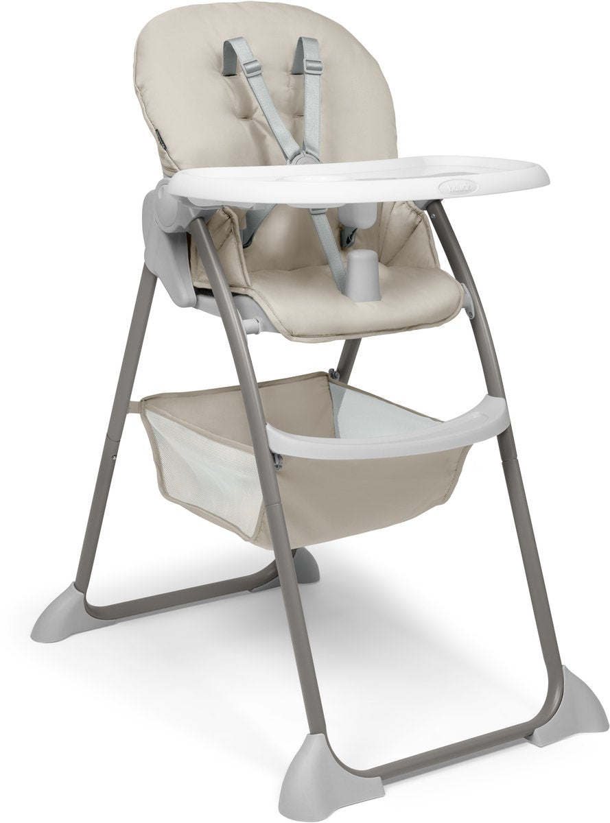 Hauck - sit n fold - compact opvouwbare kinderstoel - beige
