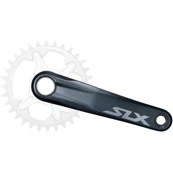 Shimano-Crankset 12-Gang SLX FC-M7130-1, ohne 175 mm Schwarz zu ketten