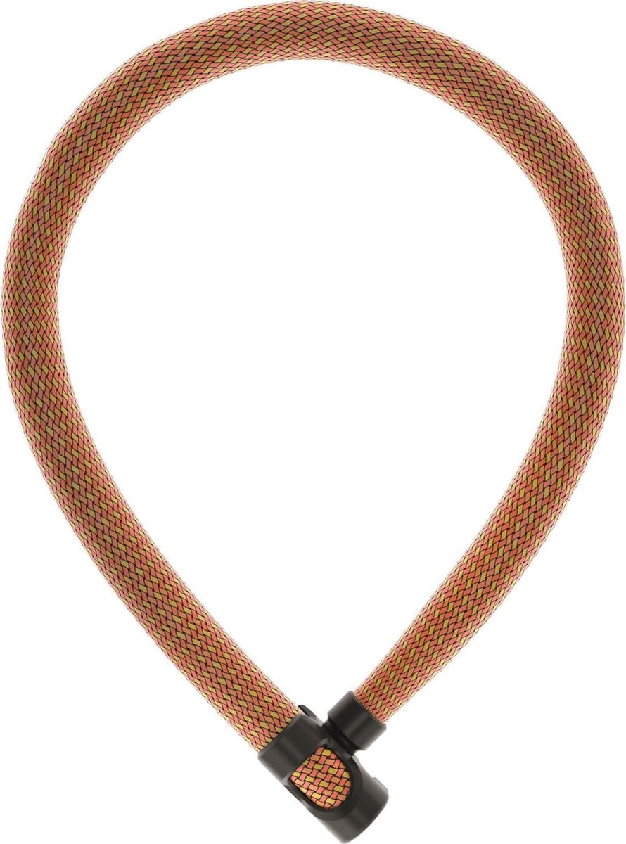 Abus Ivytex 7210 - Orange Fahrradkettenschloss, 85 cm, Schlüsselschloss