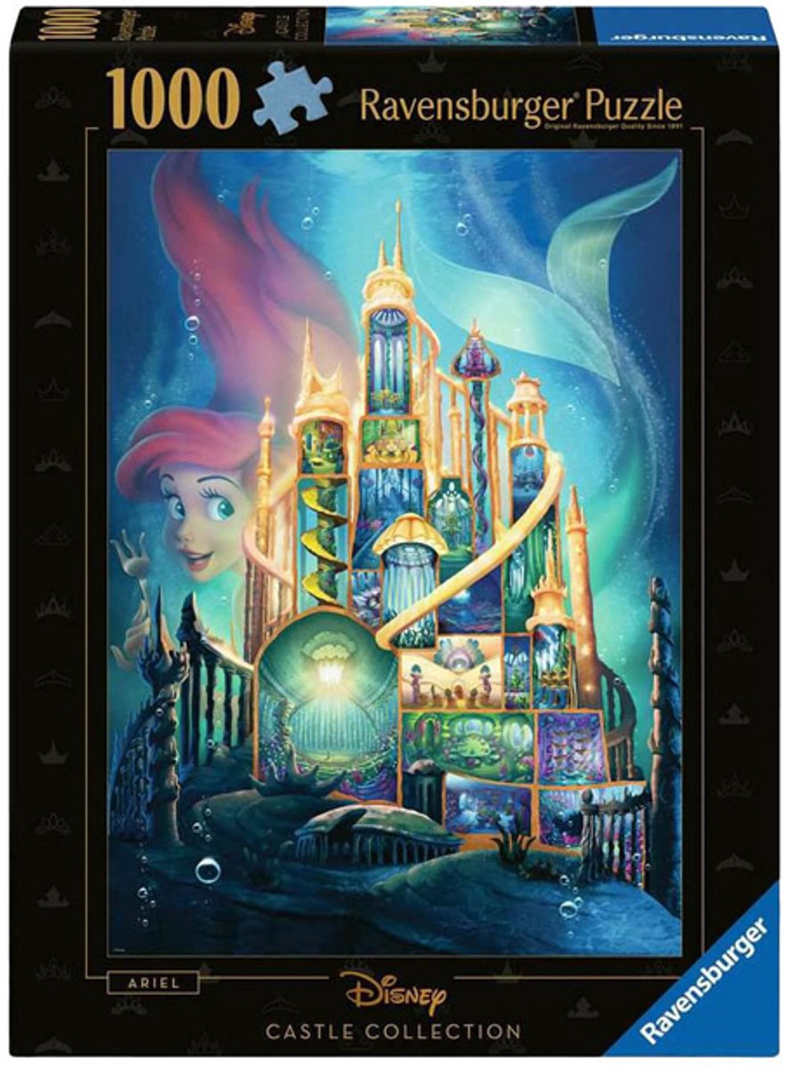 Ravensburger Puzzle Burgen Ariel, 1000st.