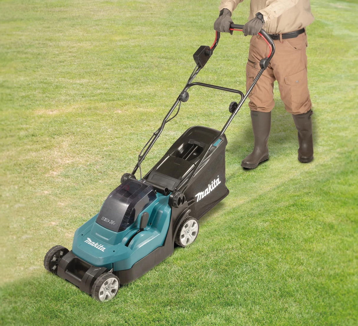 Makita Rasenmäher DLM382 Akku-Rasenmäher 38 cm DLM382PM2