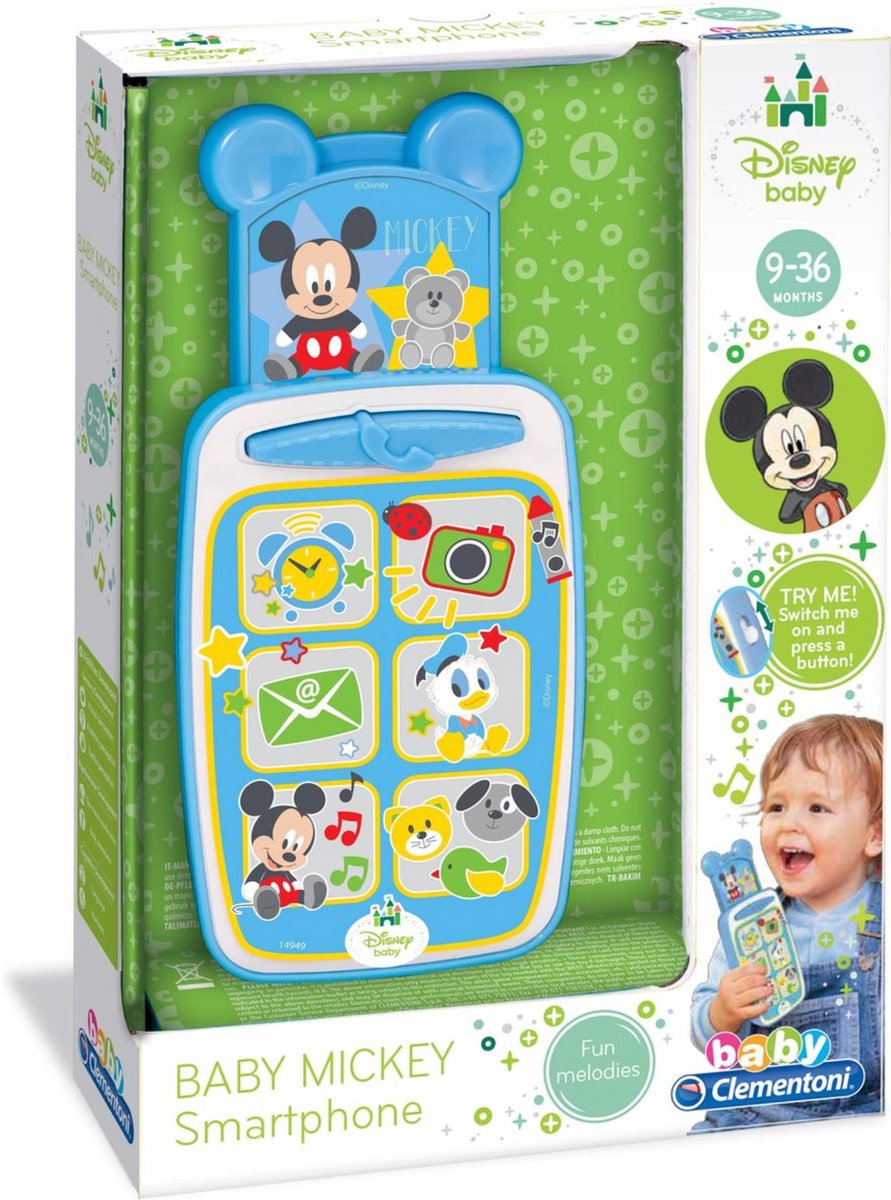 Babyphone Mickey und Minnie mit Licht und Ton | 3 Stück